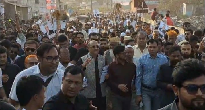 কুতুবপুরে শাহআলমের নির্বাচনী৷ জনসংযোগ ও লিফলেট বিতরণ