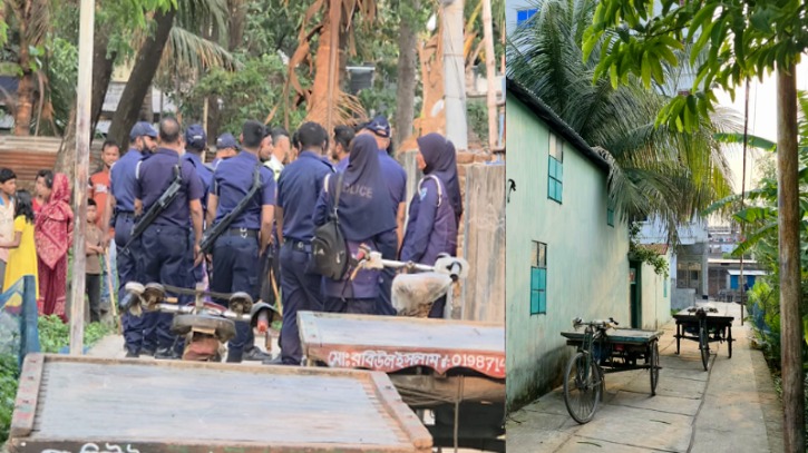 ফতুল্লায় সাবেক পুলিশ সদস্যের বাড়িতে লুটপাটের অভিযোগে আটকদের ছিনিয়ে নিয়েছে সহযোগীরা
