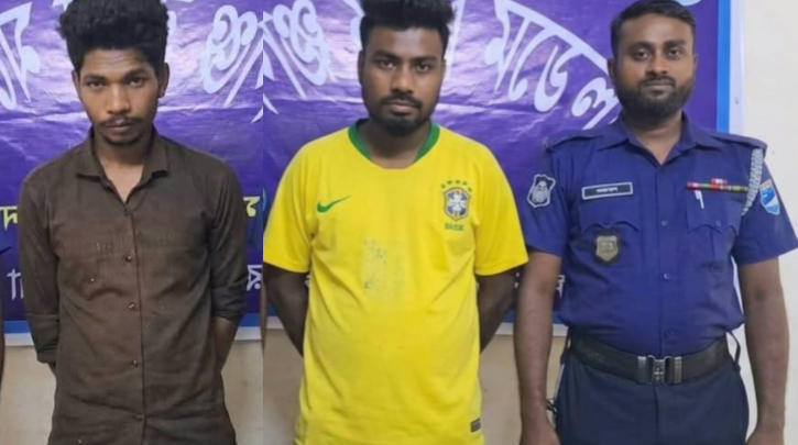 শহরের খানপুরে ইয়াবাসহ দুই মাদক ব্যবসায়ী গ্রেফতার
