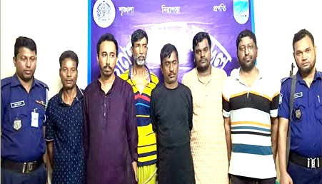 নারায়ণগঞ্জ সদর মডেল থানার অভিযান : ৬ জন গ্রেফতার