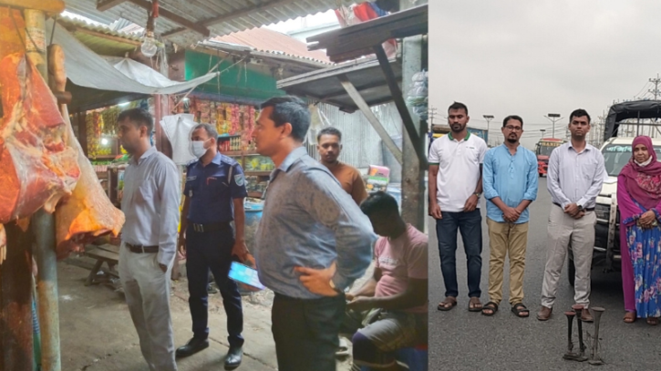 সোনারগাঁয়ে মূল্যতালিকা প্রদর্শন না করায় মাংস ব্যবসায়ীকে জরিমানা