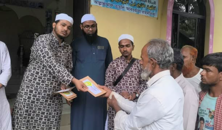 বন্যাদুর্গত শতাধিক পরিবারকে আল-ইত্তেহাদ ইসলামীর আর্থিক সহায়তা