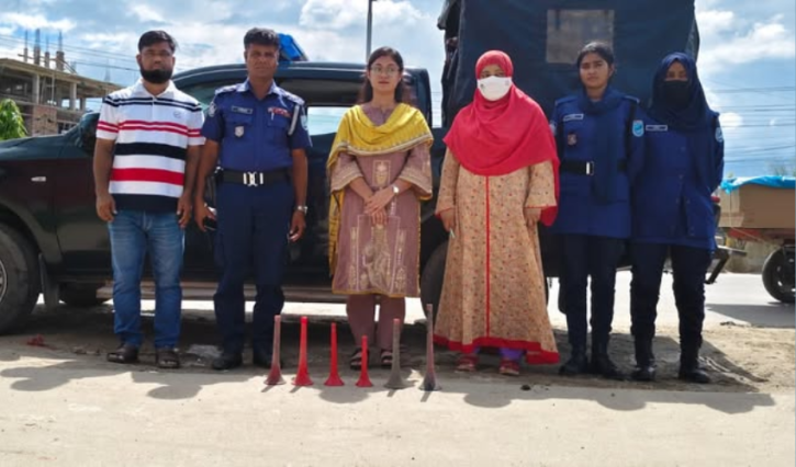 শব্দদূষণকারী ৩ যানবাহনকে জরিমানা