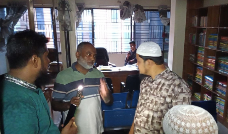 কালিবাজারে আগুনে ক্ষতিগ্রস্ত মার্কেট পরিদর্শনে মহানগরী জামায়াত নেতারা