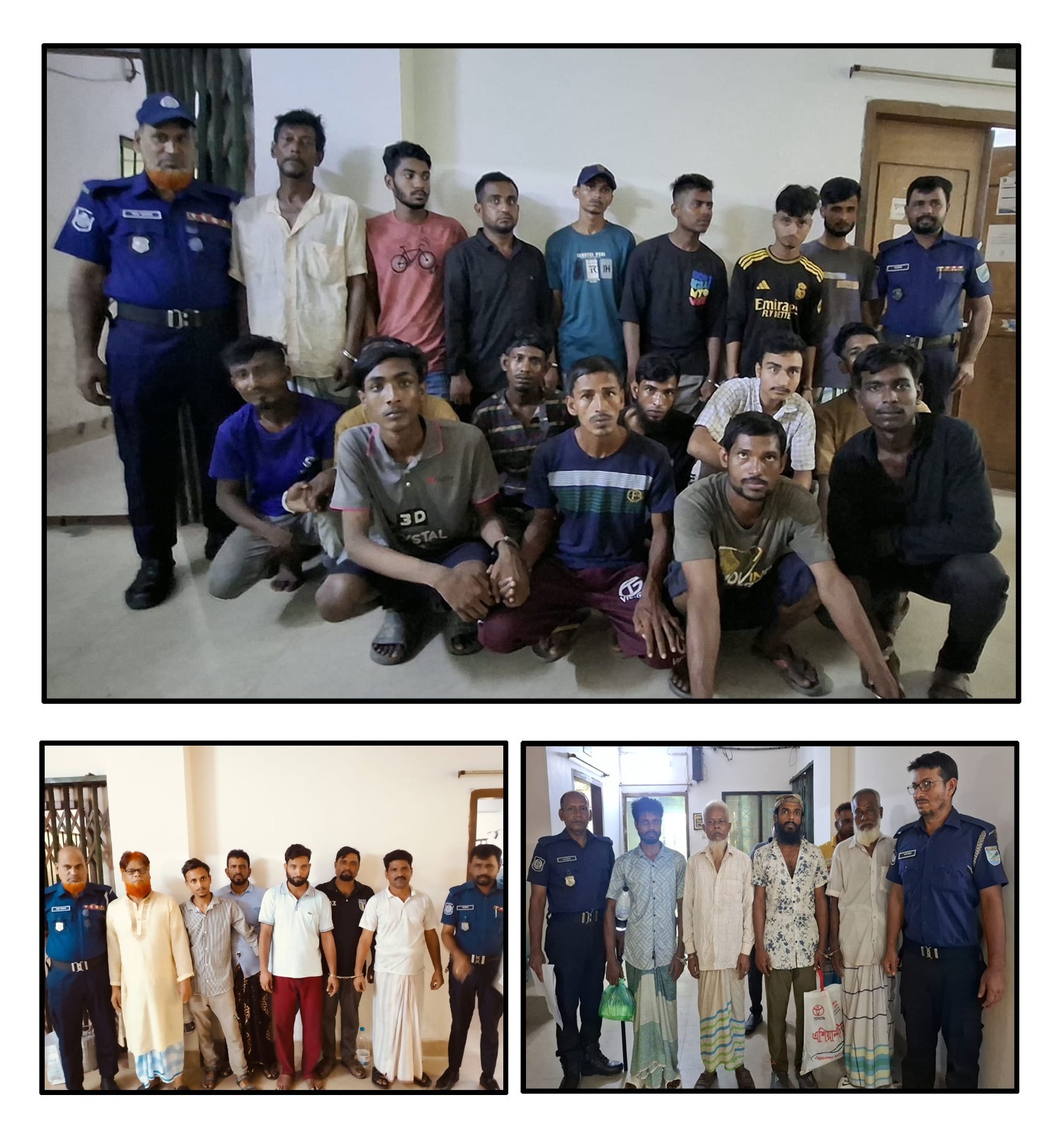 ফতুল্লায় পুলিশের বিশেষ অভিযানে ৩৪ আসামি গ্রেফতার