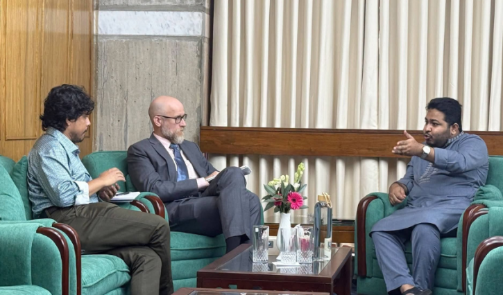 এমপি আল আমিনের সঙ্গে মার্কিন দূতাবাসের রাজনৈতিক কর্মকর্তার বৈঠক