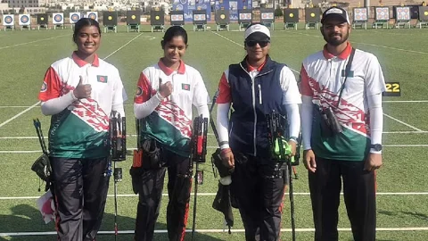 পুরুষদের হারের প্রতিশোধ নিয়ে সোনা জিতলেন বাংলাদেশের নারীরা
